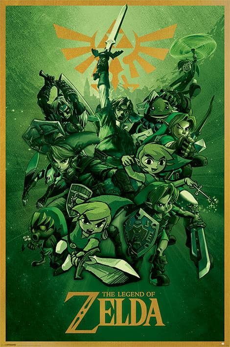 The Legend Of Zelda - Poster Link.