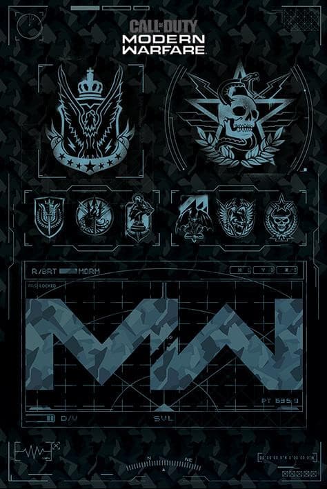 Call of Duty - Poster Modern Warfare Fracções Popstore 
