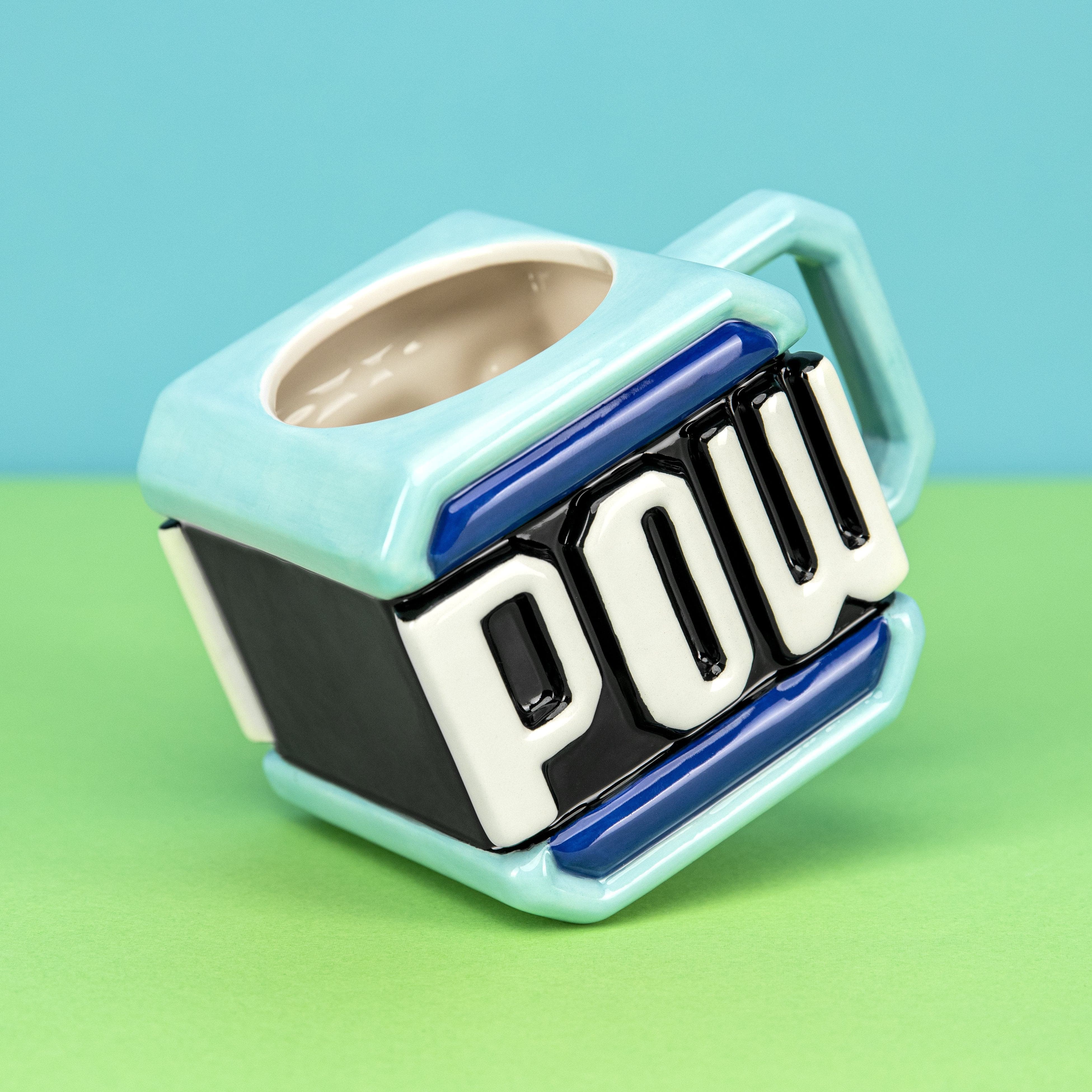 Super Mario - Caneca Pow Block.