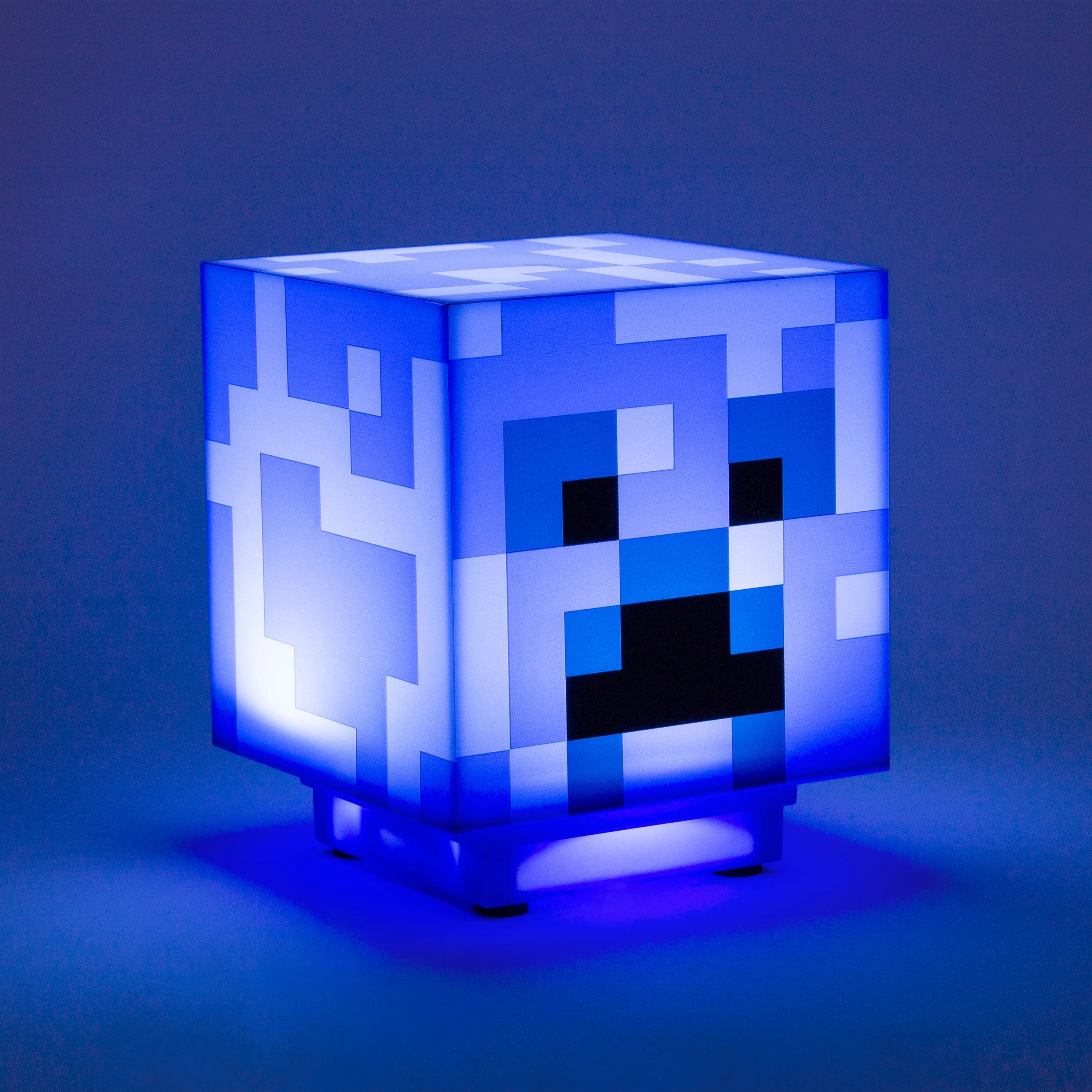 Minecraft - Candeeiro Creeper (azul)
