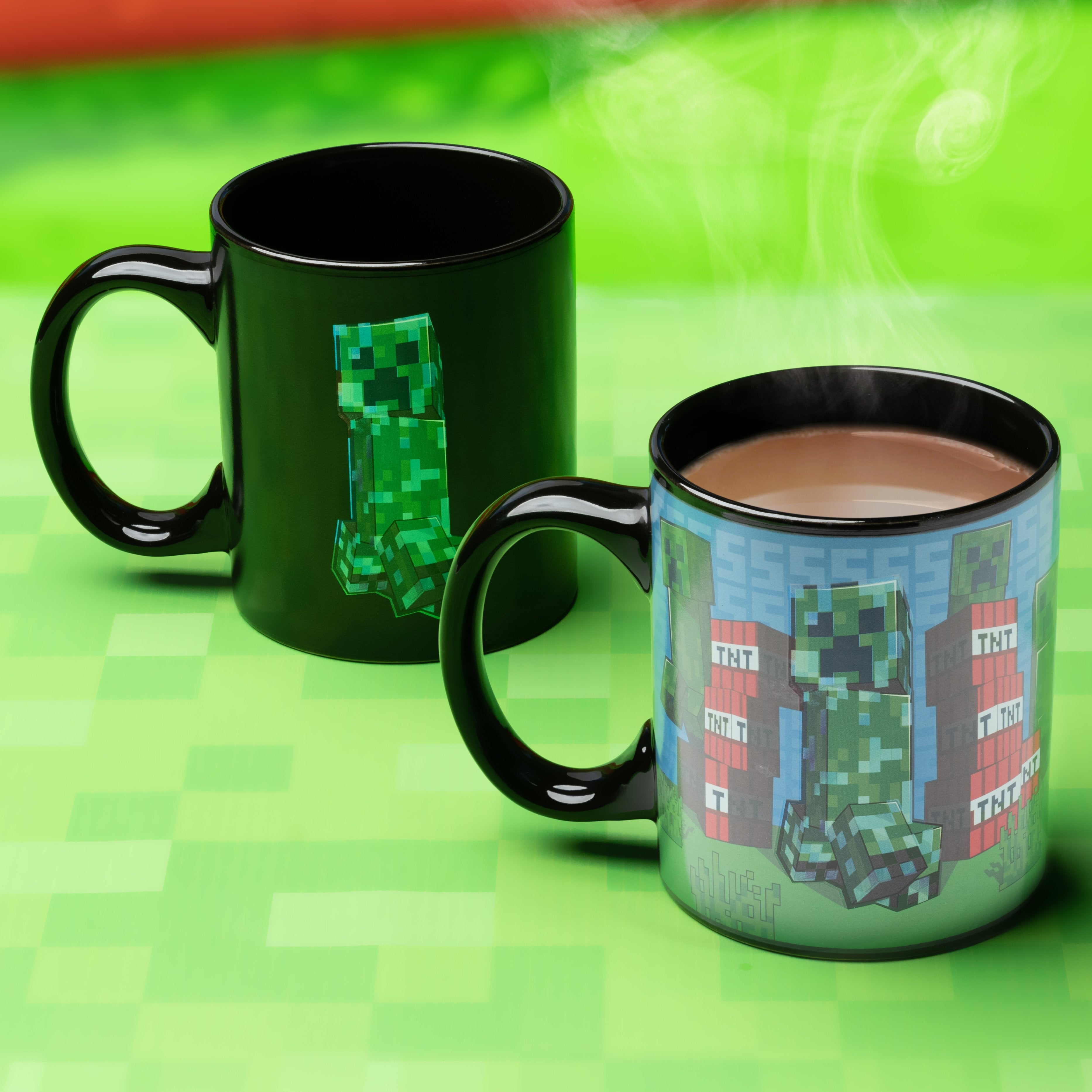 Minecraft - Caneca Termossensível Creeper.