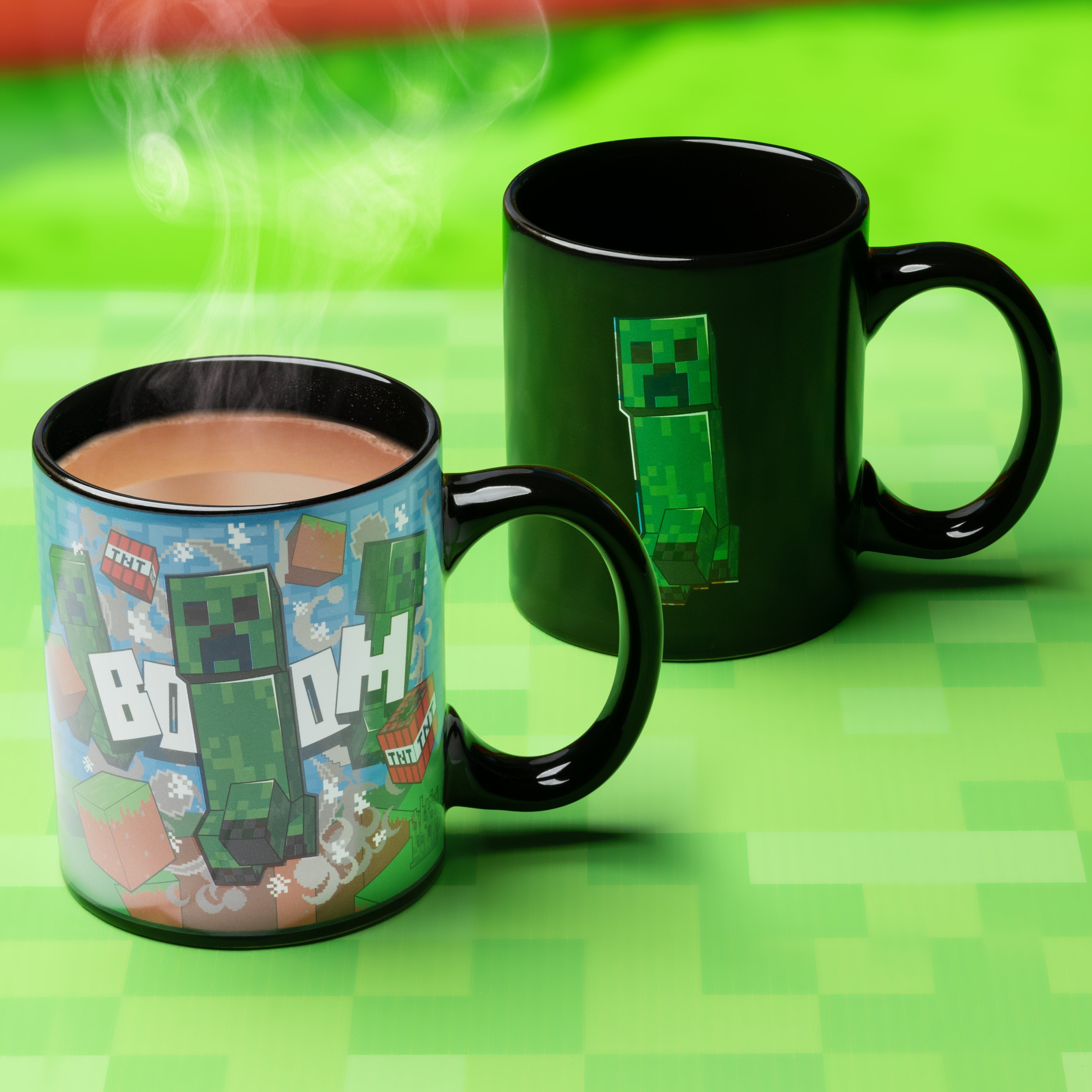 Minecraft - Caneca Termossensível Creeper.