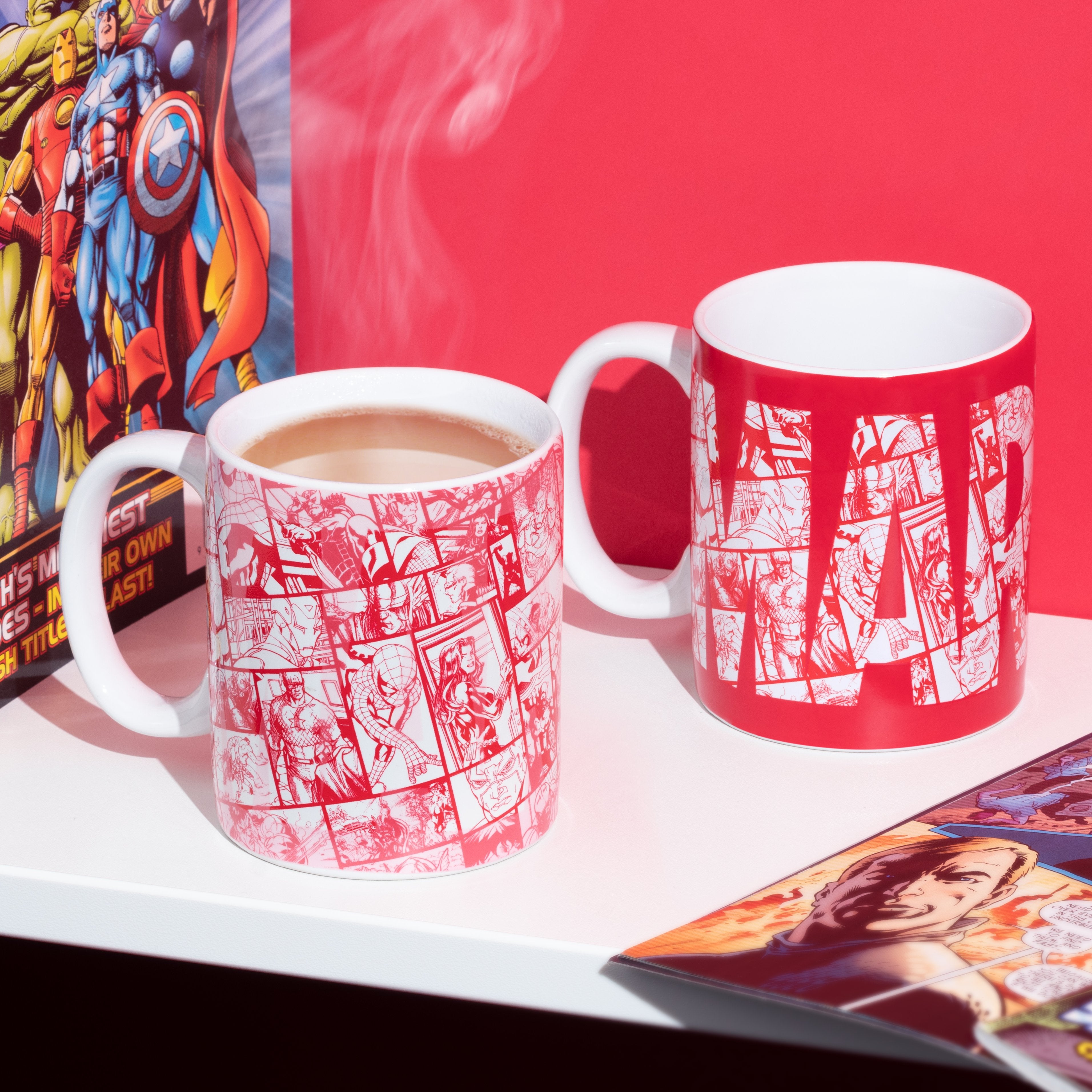 Marvel - Caneca Termossensível Logo.