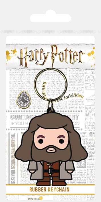 Harry Potter - Porta-Chaves de Borracha (Hagrid Chibi).