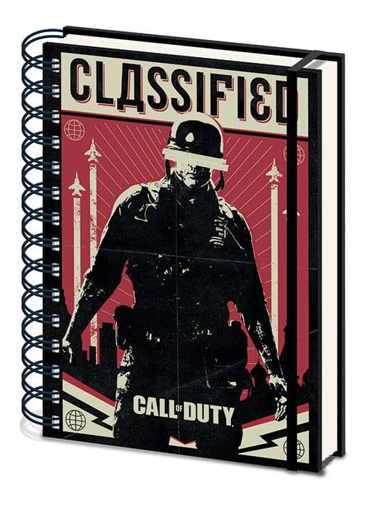 Call Of Duty - A5 Notebook Black OPS Cold War (Classified).