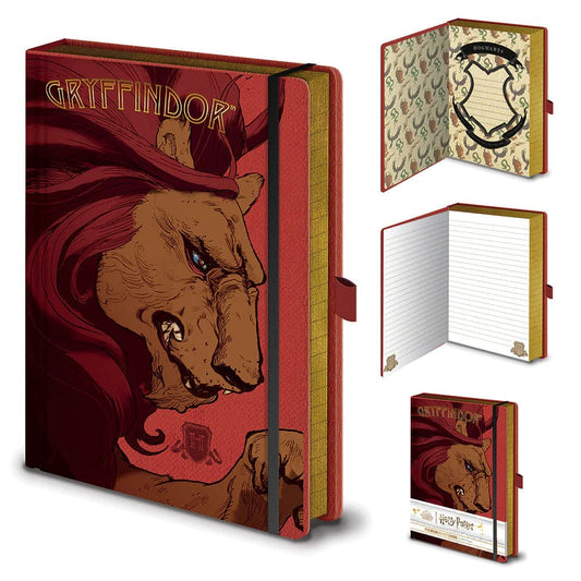 Harry Potter - Notebook Premium A5 Intricate Houses Gryffindor.