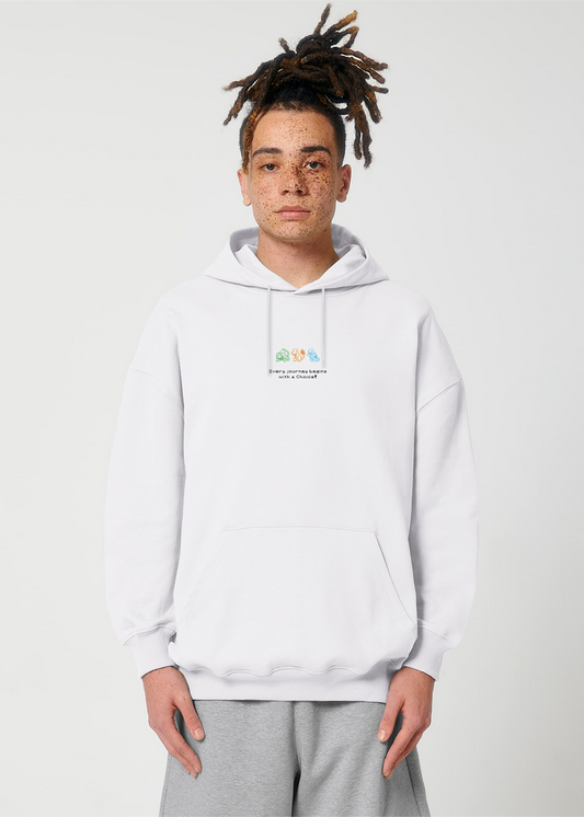 MADE IN JAPAN - THE CHOICE® OVERSIZE WHITE HOODIE