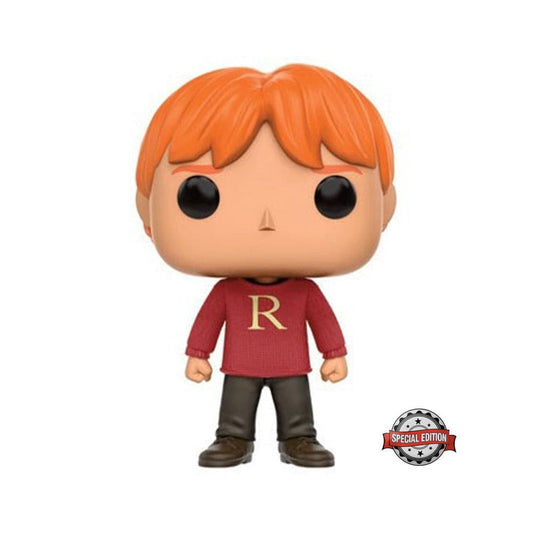 Harry Potter - POP! Ron Weasley Sweater *Special Edition* *Caixa Danificada*.