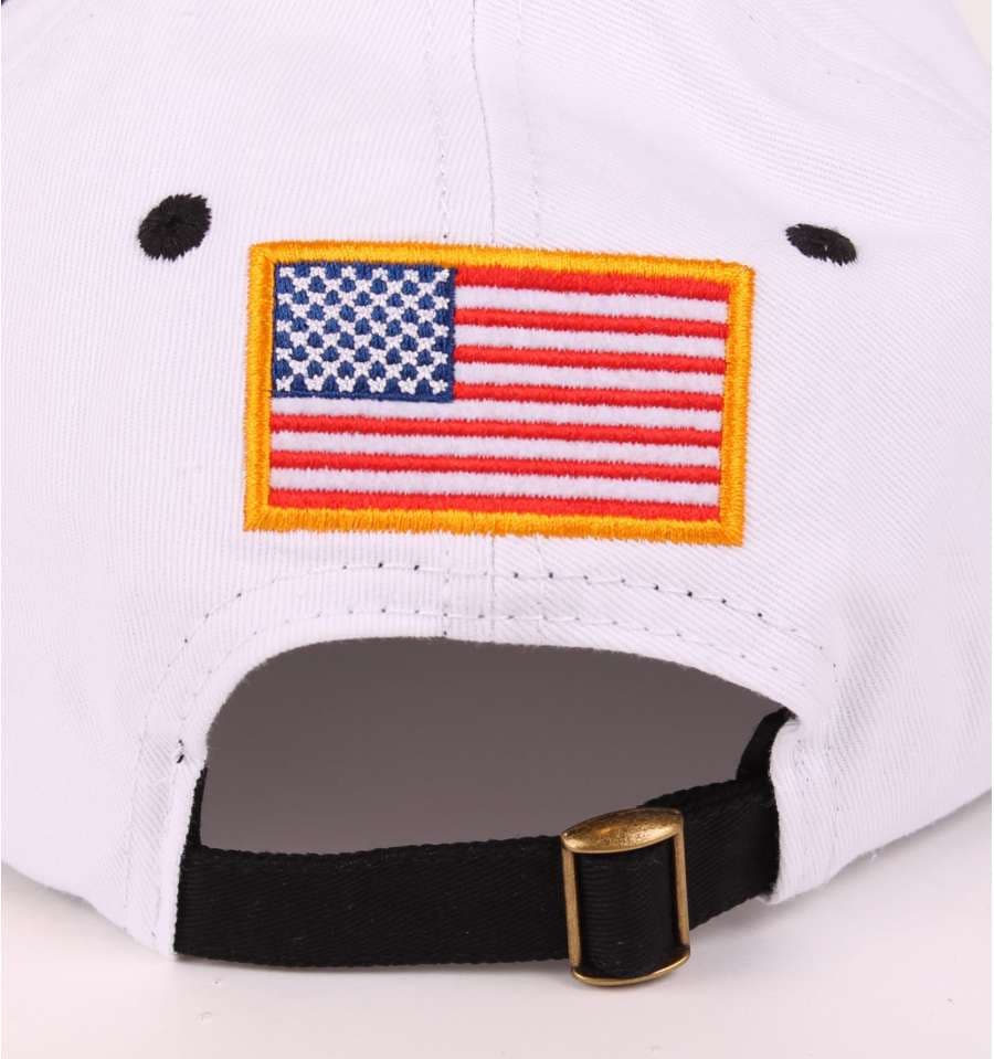 NASA - Chapéu Pala Curva Branco Popstore 