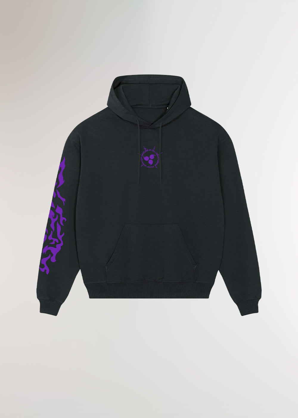 MADE IN JAPAN - EVIL SEALING® OVERSIZE BLACK HOODIE