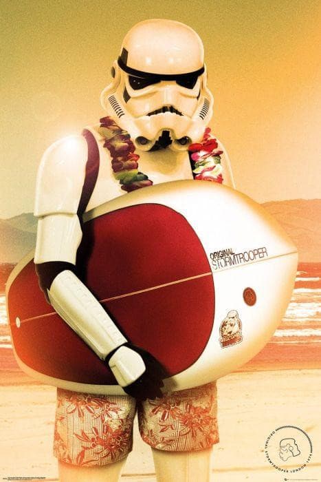 Star Wars - Poster Stormtrooper Surf Popstore 