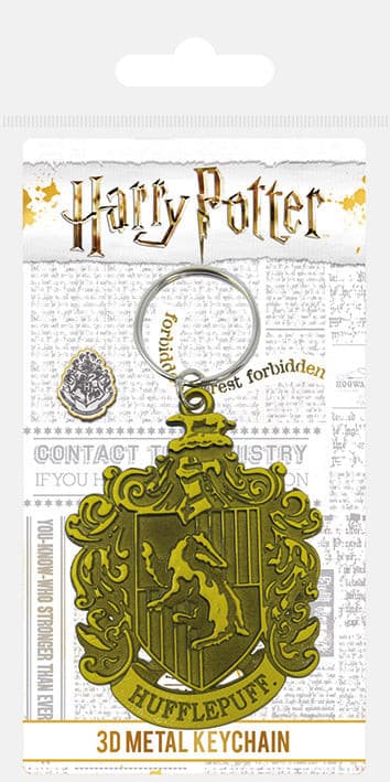 Harry Potter - Porta-Chaves de Metal (Hufflepuff Crest).