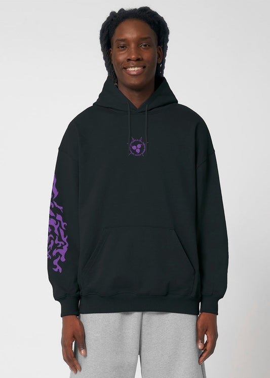 MADE IN JAPAN - EVIL SEALING® OVERSIZE BLACK HOODIE