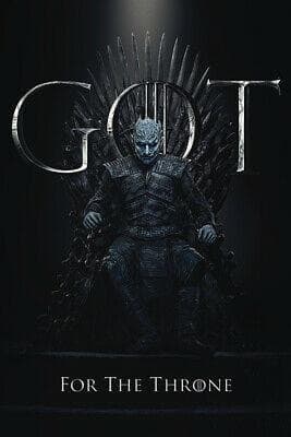 Game of Thrones - Poster The Night King For The Throne Popstore 