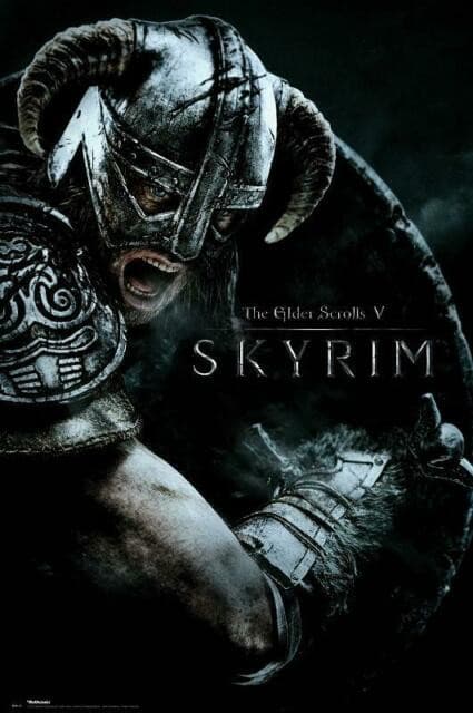 Skyrim (The Elder Scrolls V) - Poster.