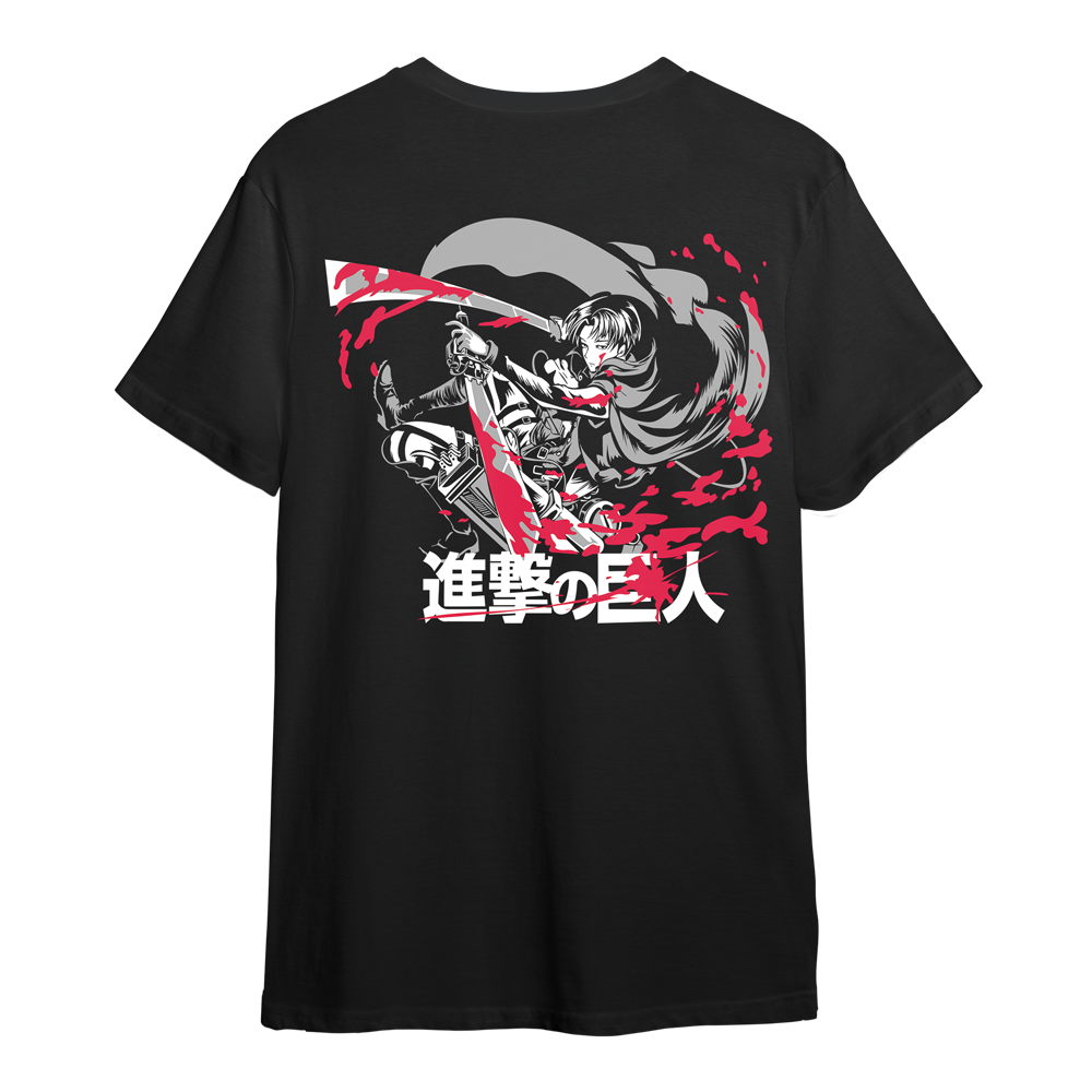 MADE IN JAPAN - BATTLE LEVI® BLACK T-SHIRT
