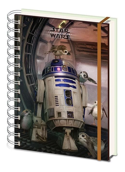 Star Wars - Notebook R2-D2 & Porgs Popstore 