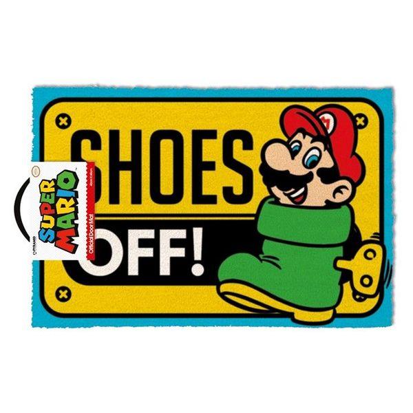 Super Mario - Tapete Shoes Off Popstore 