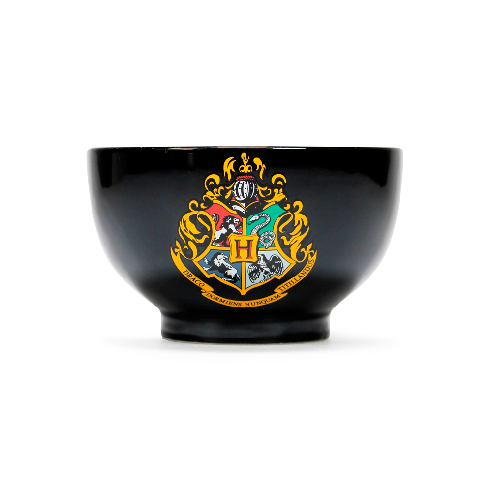 Harry Potter - Tigela Preta Hogwarts Crest